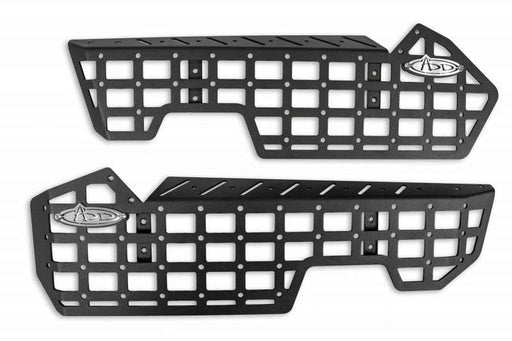 Add black plastic front bumpers for ford raptor center console molle panels