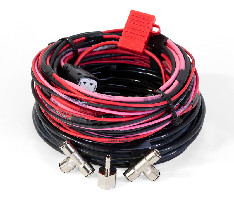 Air lift wireless air control system v2 with red and black extension cable for heavy duty compressor