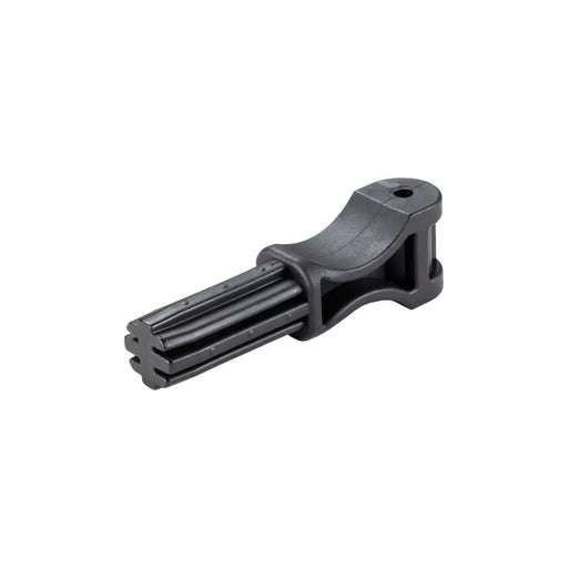 Black plastic sight for Glock in ARB Awning Flexible Arm Joint.