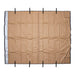 ARB Canvas Awn 2000 X 2500 Fire Retardant Us/Canada Spec - Brown and Black Folding Screen with Black Border