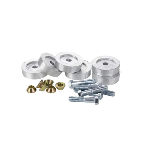 Aluminum wheel spacers with screws for ARB Gearbox Packer Kit Yj/Tj-02