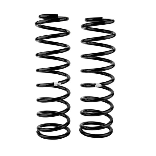 Black springs on white background - ARB / OME 18-20 Jeep Wrangler JL Coil Spring Set.