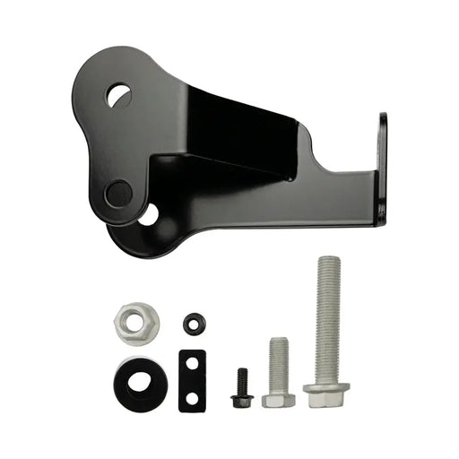 Black metal rear panhard relocation bracket with screws and nuts for 2021+ Ford Bronco