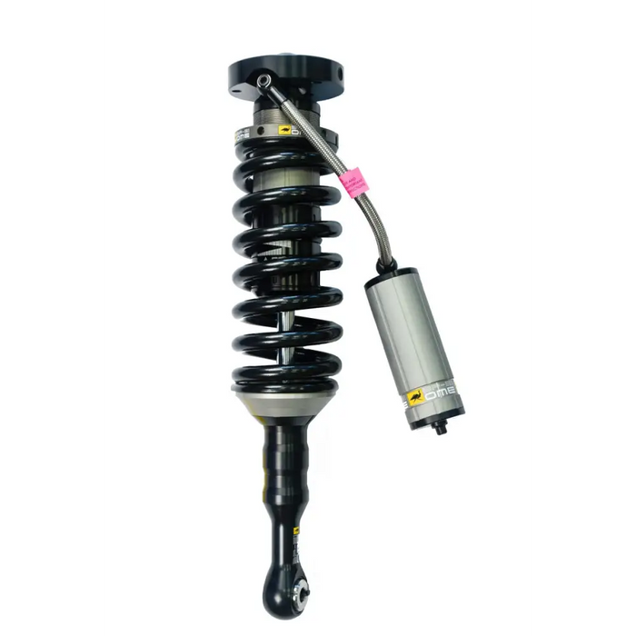 Close-up of ARB/OME BP51 coilover shock absorber on white background