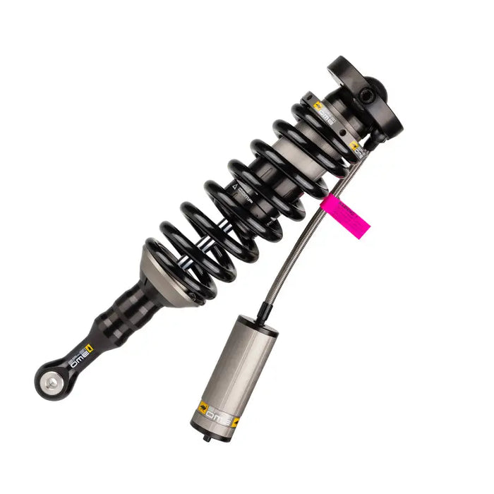 Close up of OME BP51 coilover shock absorber on white background