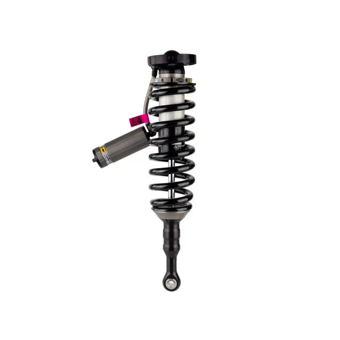 Close up of OME BP51 coilover shock absorb on white background