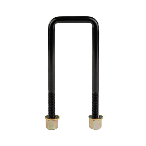 Black steel handles for arb / ome u bolt washer & nut product.