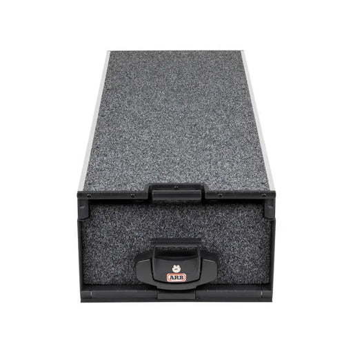 Open black and grey glitter box - ARB R/Drawer roller floor 53x20x12 intrnl.
