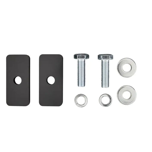 Black door handle with two bolts and screw, part of ARB Rear Driveshaft Spacer for suspension fitting kits.