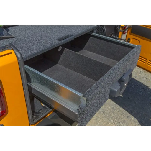 Yellow jeep with arb roller drawer 41x21x11 xtrnl intrnl open.