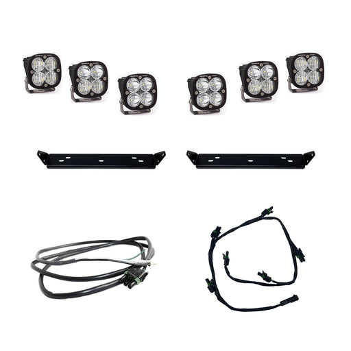Baja designs raptor squadron sport a-pillar kit: set of four vehicle lights with wires