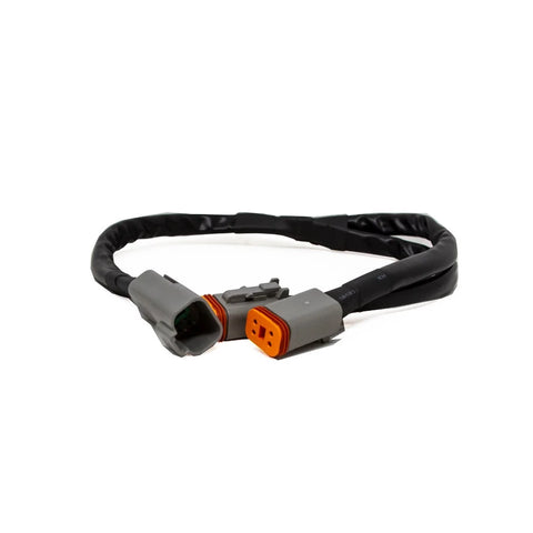 Black and orange bracelet with black cord by baja designs lp4/lp9 sport splitter harness