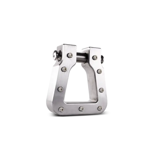 Body Armor 4x4 Mega D-Ring Machined Silver Single clample with screws