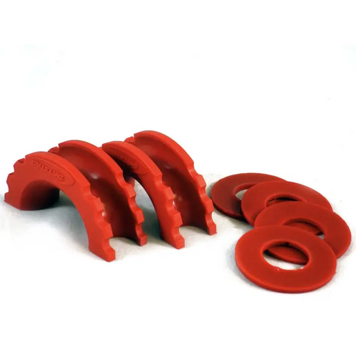 Red Daystar D-Ring Isolator and Washers for Jeep Wrangler