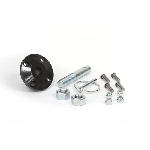 Black hood pin kit wheel nut and bolt.