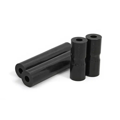 Daystar Roller Fairlead Rope Rollers for synthetic winch rope - black plastic tube ends.
