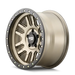 Dirty Life 9309 Canyon Pro 17x9 Satin Gold Wheel - Beadlock with Black Spoke