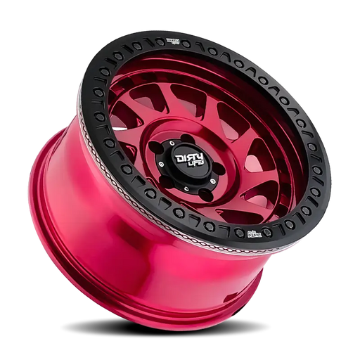 Dirty Life Enigma Race 17x9 Crimson Candy Red Wheel