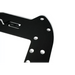 Black metal bracket with holes for DV8 21-22 Ford Bronco 3rd brake light extension.