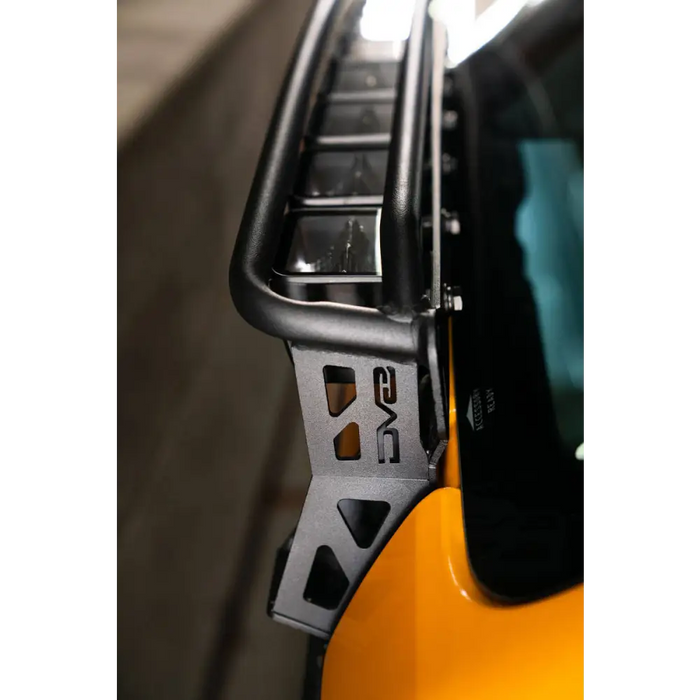 DV8 21+ Ford Bronco light bracket with yellow car side mirror