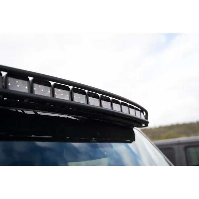 DV8 Ford Bronco Curved Light Bracket with 12 3in. Pod Lights