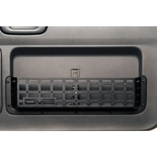 View of latch open on DV8 Offroad 03-09 Lexus GX 470 Molle Door Pocket.