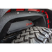 Red ATV front fender shown on DV8 Offroad 201+ Jeep Gladiator Rear Inner Fenders - Black.