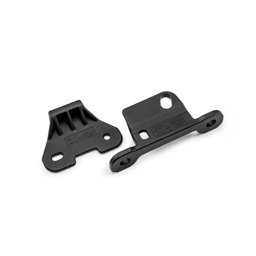 DV8 Offroad Jeep Wrangler Hardtop Conversion Brackets: Front and rear seat mount brackets.