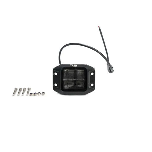 DV8 Offroad Elite Series 3in Cube LED Light with Wire and Screw