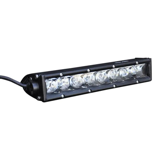 Black LED light bar for Jeep Wrangler - DV8 Offroad SL 8 Slim 10in Light Bar Slim 50W Spot 5W CREE LED