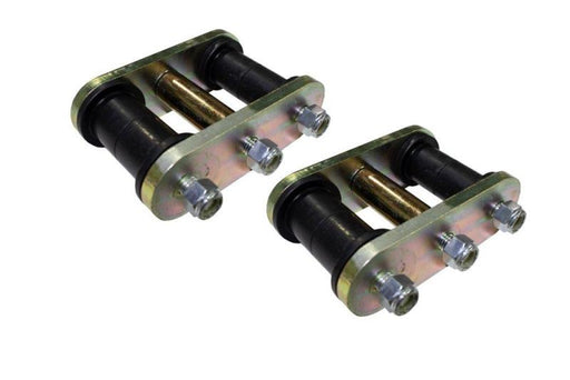 Black plastic rollers with brass fittings for fishbone offroad jeep yj wrangler rear greaseable shackles