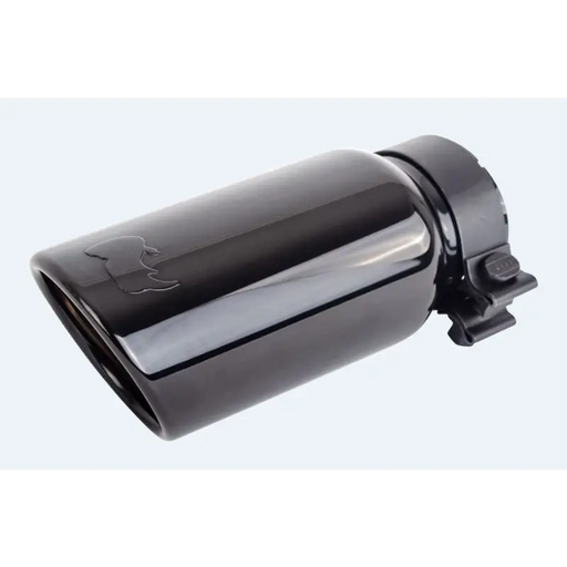 Go Rhino Black Chrome Exhaust Tip - Stainless Steel - 3in x 10in x 4in