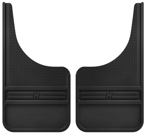 Husky liners universal 12in black rubber front mud flaps for chevrolet silverado