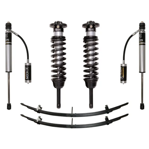 Front and rear coils and shocks for Toyota Tacoma in ICON Stage 2 Suspension System.