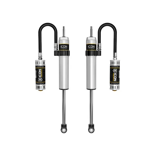 Pair of shocks for toyota land cruiser displayed in icon suspension product.