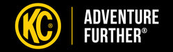 Adventure further logo on kc hilites 17in. X 60in. Banner - black w/yellow