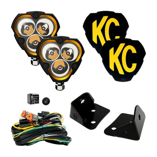 KC HiLiTES Jeep JK FLEX LED Kit for K2