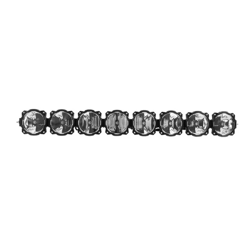 Black and white stone bracelet on KC HiLiTES Universal Pro6 Gravity LED light bar