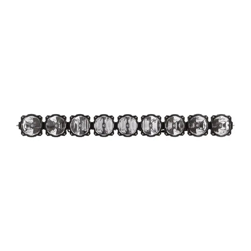 Black and white diamond bracelet on KC HiLiTES Universal 57in. Pro6 Gravity LED 9-Light 180w Combo Beam Light Bar