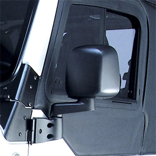 Omix Door Mirror Black Left for Jeep Wrangler