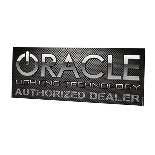 Oracle official dealer logo on 6ft x 2.5ft Oracle banner
