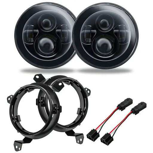 Oracle Jeep Wrangler JL/Gladiator JT 7in. High powered LED headlights with wiring - no halo