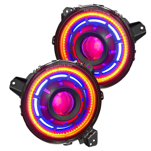 Pair of 2 LEDs for Ford - Oracle Oculus Bi-LED Projector Headlights for Jeep JL/Gladiator JT - ColorSHIFT