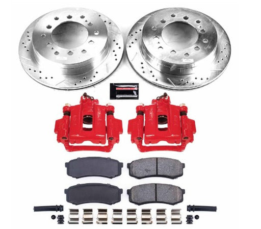 Power stop toyota 4runner rear z23 brake kit with calipers and pads