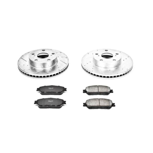 Power stop z23 evolution sport brake kit with brake disc and pads for toyota tacoma