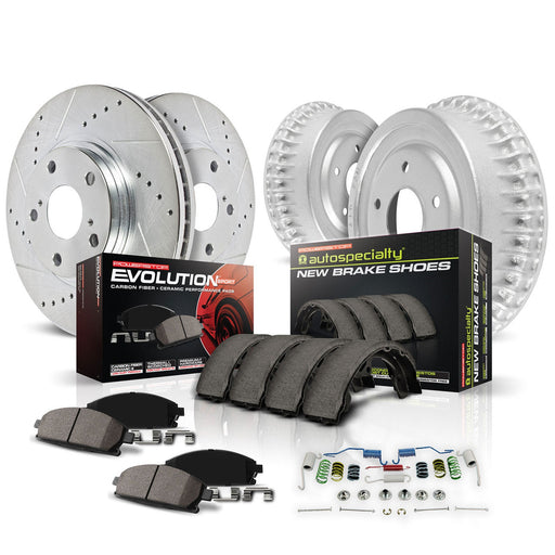 Power stop z23 evolution sport brake kit for ford mustang - front and rear kit