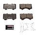 Power stop z36 truck front brake pads for high performance stopping power