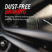 Power stop z23 evolution sport brake pads on 08-11 lexus lx570 - close up of brake with text displayed