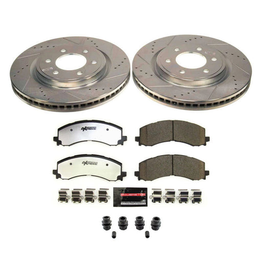 Power stop z36 truck & tow front brake kit for ford mustang