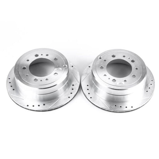 Power stop slotted rotors for porsche - pair